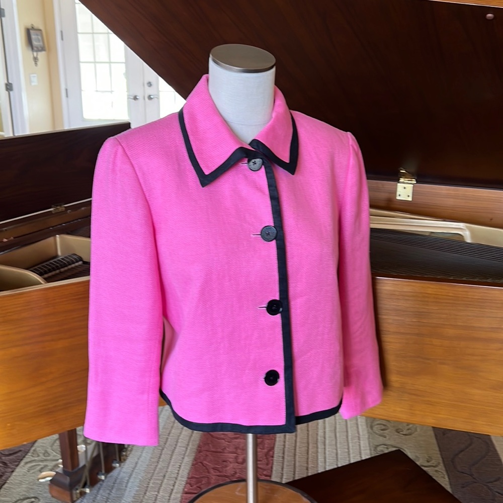 Lauren Ralph Lauren Pink Linen Jacket